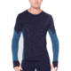 Icebreaker 260 Zone Long Sleeve Crewe - Mens, Midnight Navy/SURF, Extra Large, 104360B04XL
