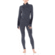 Icebreaker 260 Zone Long Sleeve Half Zip, Jet Hthr/Black/Snow, Extra Large, 104394-001-XL