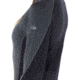 Icebreaker 260 Zone Long Sleeve Half Zip, Jet Hthr/Black/Snow, Extra Large, 104394-001-XL
