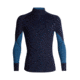 Icebreaker 260 Zone Long Sleeve Half Zip - Mens, Midnight Navy/Prussian Blue, Small, 104361-401-S