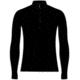 Icebreaker 300 MerinoFine Polar Long Sleeve Half Zip Thermal Top - Men's, Black, Medium, IB0A56Q9001M