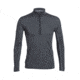 Aero Long Sleeve Half Zip - Mens-Monsoon/Metal-Small
