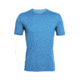 Aero Short Sleeve Crew - Mens-Cyan/Metal-X-Large