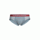 Icebreaker Anatomica Briefs, Vapour/Vintage Red/Stripe, L, 103031004L
