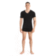 Icebreaker Anatomica Short Sleeve V Neck T-Shirt - Mens, Black, Extra Small, IB103661001XS