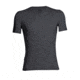 Icebreaker Anatomica Short Sleeve V Top - Men's-Jet Heather/Black-Large