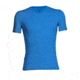 Icebreaker Anatomica Short Sleeve V Top - Men's-Pelorus/White-X-Large