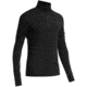 Icebreaker Apex Long Sleeve Half Zip - Mens-Black-Large