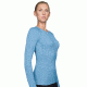 Icebreaker Atlas 150 LS Shirt - Women's-Large-Icicle