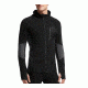 Atom Long Sleeve Zip Hood Jacket - Mens-Black/Monsoon-X-Large