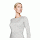 Icebreaker Body Fit Long Sleeve Crewe 260 - Women's-Large-Blizzard