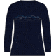 Icebreaker Central Classic Long Sleeve Icebreaker T-Shirt - Women's, Midnight Navy, Extra Large, IB0A56QT401XL