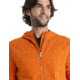 Icebreaker Central Classic Long Sleeve Zip Hoodie - Mens, Earth, Small, IB0A56O7865S