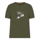 Icebreaker Central Classic Short Sleeve Ski Rider T-Shirt - Men's, Loden, Small, IB0A56S8069S