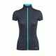 Icebreaker Comet Lite Short Sleeve Zip, Monsoon/Lagoon, L, 104084001L