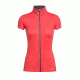 Icebreaker Comet Lite Short Sleeve Zip, Poppy Red/Monsoon, L, 104084601L
