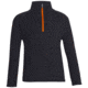 Icebreaker Compass Long Sleeve Half Zip - Kids'-Black/Balsam-12