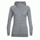 Icebreaker Crush Long Sleeve Zip Hood - Women's, Gritstone Heather, Large, 104093001L