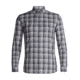 Icebreaker Departure II Long Sleeve Shirt - Mens, Jet Heather/Gritstone Heather/Plaid, 2XL, 104512-002-XXL