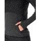 Icebreaker Descender Hybrid Long Sleeve Half Zip Hood - Womens, Black/Jet HTHR, Large, 104281A05L