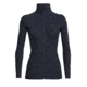 Icebreaker Descender Long Sleeve Zip - Womens, Midnight Navy, Small, 103900423S