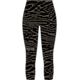 Icebreaker Fastray High Rise 3/4 Topo Lines Tights - Women's, Black/Snow/Aop, Extra Small, IB0A56U9991XS