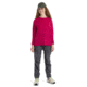 Icebreaker Granary Long Sleeve T-Shirt - Womens, Electron Pink, Small, IB0A56D4851S