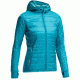 Icebreaker Helix Long Sleeve Zip Hood - Womens-Alpine/Aquamarine-Large