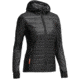 Icebreaker Helix Long Sleeve Zip Hood - Womens-Black/Monsoon-Large