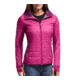 Helix Long Sleeve Zip Hood - Womens-Raspberry/Maroon-Medium