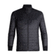 Icebreaker Helix Long Sleeve Zip - Mens, Black/Jet Heather, Large, 103431-005-L