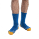 Icebreaker Hike+ Heavy Crew Socks - Men's, Lazurite/Snow/Solar, Extra Large, IB105104847XL