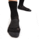 Icebreaker Hike+ Light Crew Socks - Women's, Black/Monsoon/Mink, Small, IB105099272S