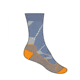 Icebreaker Hike+ Medium Crew Fractured Landscapes Socks - Women's, Ether/Kyanite/Solar, Small, IB0A56GN972S