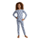 Icebreaker Bear Tour AOP Merino 200 Oasis Long Sleeve Crewe Thermal Top - Kids