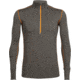 Icebreaker Incline Long Sleeve Half Zip - Men's-Kona/Bonfire-X-Large