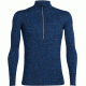 Icebreaker Incline Long Sleeve Half Zip - Men's-Largo/Midnight Navy-X-Large
