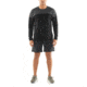 Icebreaker Kinetica Long Sleeve Crewe - Mens, Black/Black HTHR, Medium, 104585001M