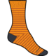 Icebreaker Lifestyle Fine Gauge Crew Stripe Socks - Mens, Solar/Graphite/Earth/S, Small, IB0A56KF960SM
