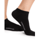Icebreaker Lifestyle Fine Gauge No Show Socks - Womens, Black/Snow, Small, IB0A56CEA06S