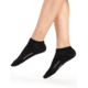 Icebreaker Lifestyle Fine Gauge No Show Socks - Womens, Black/Snow, Small, IB0A56CEA06S
