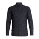 Icebreaker Lodge Long Sleeve Flannel Shirt - Mens, Black/Gritstone Heather/Twill, Extra Large, 104478-001-XL