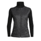 Icebreaker Lumista Hybrid Sweater Jacket - Womens, Black, Small, 104871001S