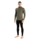 Icebreaker Men Merino 200 Oasis LS Half Zip, Loden, XL, IBB04367069XL