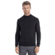 Icebreaker Men MerinoFine Luxe LS Half Zip Sweater, Black, XL, IBBA56S4001XL