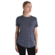 Icebreaker Merino 125 Cool-Lite Sphere III SS Tee - Womens, Midnight Navy Heather, Extra Small, IB0A56ZO440XS