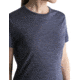 Icebreaker Merino 125 Cool-Lite Sphere III SS Tee - Womens, Midnight Navy Heather, Extra Small, IB0A56ZO440XS