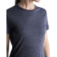 Icebreaker Merino 125 Cool-Lite Sphere III SS Tee - Womens, Midnight Navy Heather, Extra Small, IB0A56ZO440XS