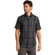 Icebreaker Merino 125 Cool-Lite Steveston SS Shirt Plaid - Mens, Obsidian/Black, Large, IB0A579W0GDL
