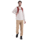 Icebreaker Merino 150 Tech Lite III LS Relaxed Pocket Tee - Mens, Ecru Heather, Extra Large, IB0A56WG116XL
